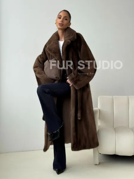 Шуба натуральная женская - фото 11