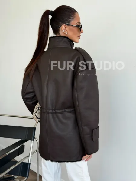 Молодёжная куртка - дублёнка - фото 7