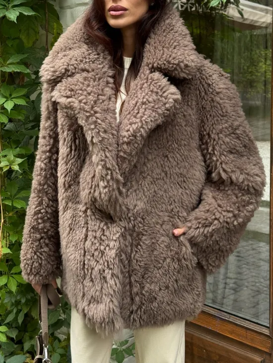 Шуба - дубленка двухсторонняя - фото 2