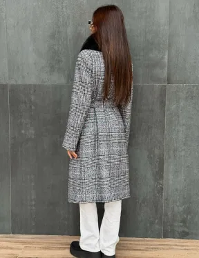 Пальто зимнее с мехом - фото 5