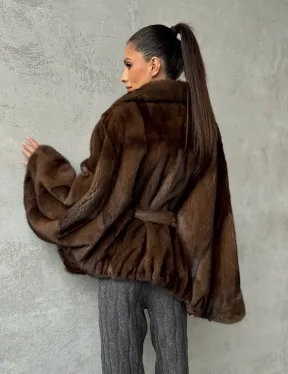 Шуба норковая оверсайз - фото 9