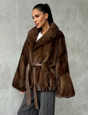 Шуба норковая оверсайз - фото 5